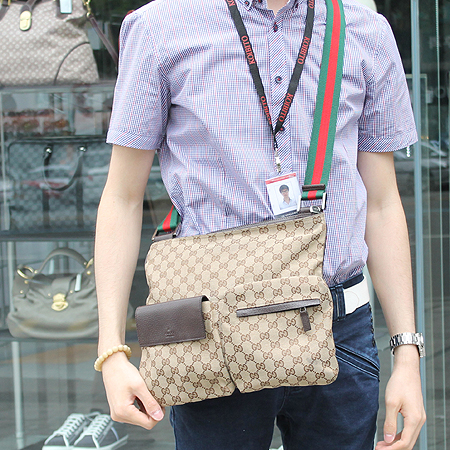 Gucci(����) 169937 GG �ΰ� �ڰ��� ������ ��� ũ�ν��� �̹���5 - ���̺��� �߰���ǰ