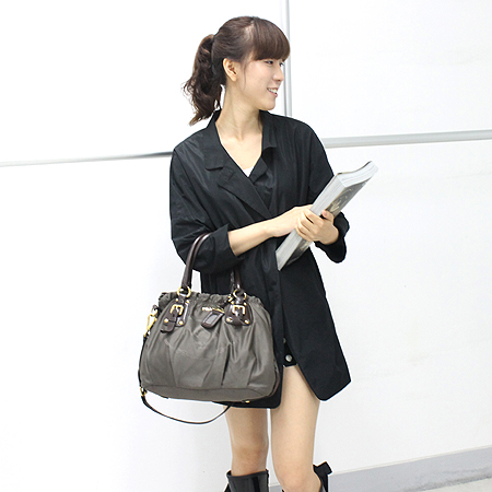 Prada(�����) BR4259 NYLON JACQUARD �к긯 ��Ʈ�� + �����Ʈ�� [�б�������] �̹���5 - ���̺��� �߰���ǰ