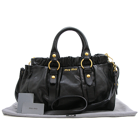 MiuMiu(�̿�̿�) RT0383 VITELLO LUX ������ ��Ʈ�� + �����Ʈ�� [�б�������] �̹���2 - ���̺��� �߰���ǰ