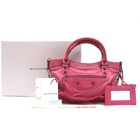 Balenciaga(�߷��þư�) PK1AB001S 103208 ��ũ Ŭ���� �۽�Ʈ ���� 2WAY + �����ſ� [��������] �̹���2 - ���̺��� �߰���ǰ