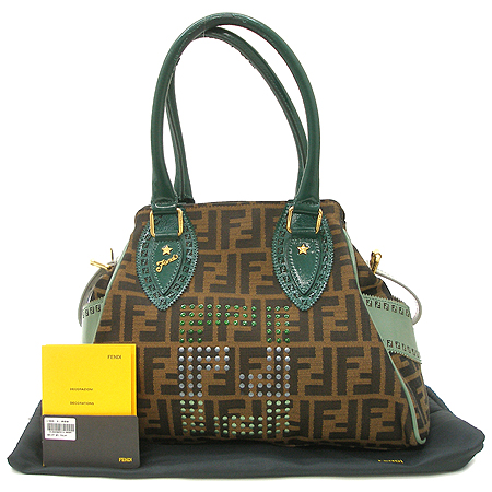 Fendi(���) 8BN157 FF �ΰ� ��ī �ڰ��� ���� ��Ƽġ ��Ʈ�� �̹���2 - ���̺��� �߰���ǰ