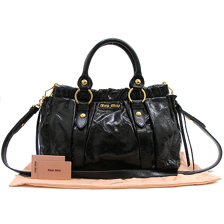 MiuMiu(�̿�̿�) RT0383 �۾��� ���� ���ڷ� ���� 2WAY [��������] �̹���2 - ���̺��� �߰���ǰ