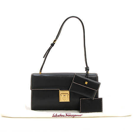 Ferragamo(��󰡸�) 21 2408 ���� ���� ��ġ�� ��� �簢 ����� + �����ſ� �̹���2 - ���̺��� �߰���ǰ