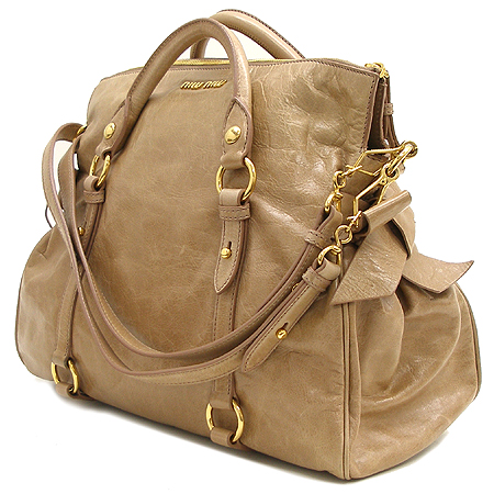 MiuMiu(�̿�̿�) RT0365 VITELLO LUX ���� ��� ���� �ΰ� ��ÿ 2WAY [��������] �̹���2 - ���̺��� �߰���ǰ