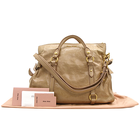 MiuMiu(�̿�̿�) RT0365 VITELLO LUX ���� ��� ���� �ΰ� ��ÿ 2WAY [��������] �̹���4 - ���̺��� �߰���ǰ