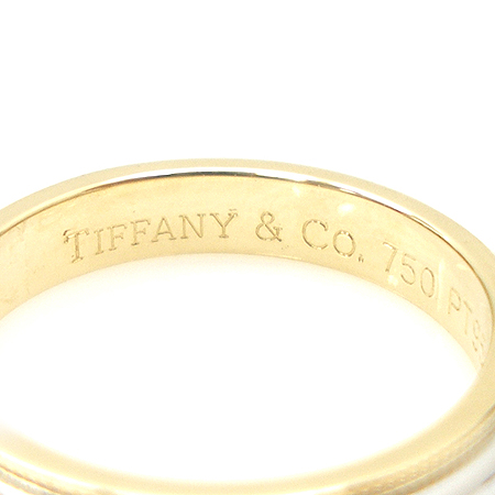 Tiffany(Ƽ�Ĵ�) PT950(�÷�Ƽ��) + 18K ��� MILGRAIN(�б׷���) 3MM ���� [�б�����������2ȣ��] �̹���3 - ���̺��� �߰���ǰ