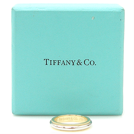 Tiffany(Ƽ�Ĵ�) PT950 (�÷�Ƽ��) + 18K ��� MILGRAIN (�б׷���) 3MM ����-9ȣ �̹���2 - ���̺��� �߰���ǰ