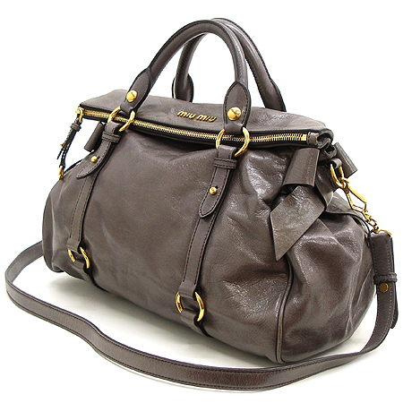MiuMiu(�̿�̿�) RT0365 VITELLO LUX ���� ��� ���� �ΰ� ��ÿ 2WAY [�б�������] �̹���3 - ���̺��� �߰���ǰ