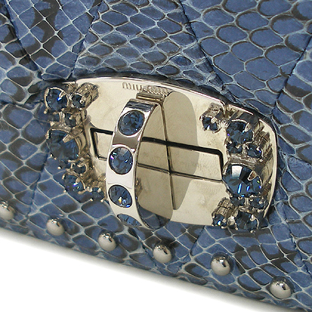 MiuMiu(�̿�̿�) RP0198 ��ũ���� ������ũ ���� ����ΰ� ũ����Ż��� ����Ʈ ü���Ŀ�ġ(������) [��������] �̹���3 - ���̺��� �߰���ǰ