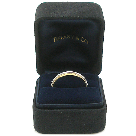 Tiffany(Ƽ�Ĵ�) PT950 (�÷�Ƽ��) + 18K ��� MILGRAIN (�б׷���) 3MM ���� - 21ȣ [��������] �̹���2 - ���̺��� �߰���ǰ