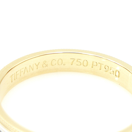 Tiffany(Ƽ�Ĵ�) PT950 (�÷�Ƽ��) + 18K ��� MILGRAIN (�б׷���) 3MM ���� - 21ȣ [��������] �̹���3 - ���̺��� �߰���ǰ