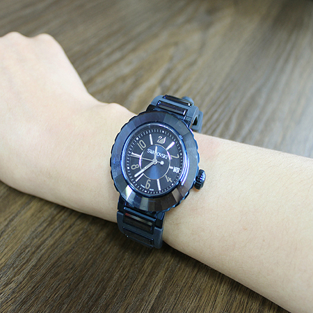 Swarovski(���ͷκ꽺Ű) 1032375 Octea Sport ������ ��ũ �ε�� ũ����Ż ������� ������ �ð� �̹���6 - ���̺��� �߰���ǰ