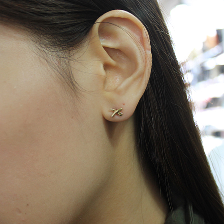 Tiffany(Ƽ�Ĵ�) 18K ��� �̴� �ķθ� ��ī�� �Ͱ��� �̹���5 - ���̺��� �߰���ǰ