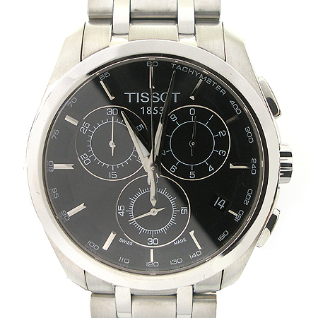 TISSOT(Ƽ) T035.617.11.051.00 COUTURIER ٶ߸ ũγ׶ ƿ ð []