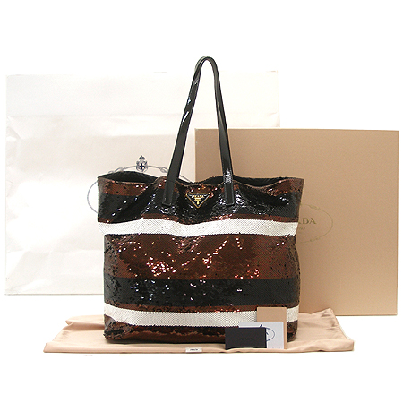 Prada(�����) BR4727 PAILLETTES (���Ϸ���) TABACCO ���� ����� [�̾�������] �̹���2 - ���̺��� �߰���ǰ