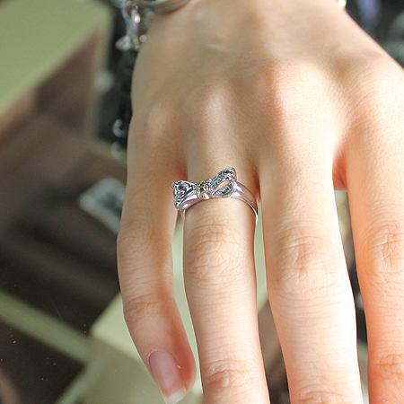 Tiffany(Ƽ�Ĵ�) 18K ��� + 925 (�ǹ�) �޺� ���� ���� �̹���4 - ���̺��� �߰���ǰ