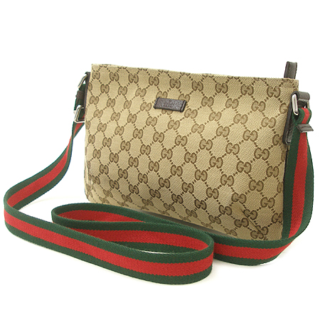 Gucci(����) 189749 GG�ΰ� �𰡵� ��ũ���� Ʈ���� �Ｑ��Ƽġ ũ�ν��� [��������] �̹���3 - ���̺��� �߰���ǰ