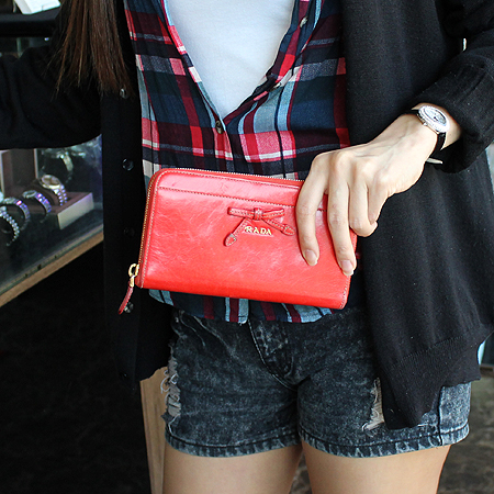 Prada(�����) 1M0506 ���� ��� ��Ƽ�� ¤�� ������ [��������] �̹���6 - ���̺��� �߰���ǰ