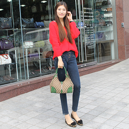 Gucci(����) 124407 GG�ΰ� �𰡵� �׸����� ��Ű ����� �̹���6 - ���̺��� �߰���ǰ
