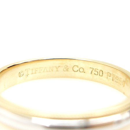 Tiffany(Ƽ�Ĵ�) PT950 (�÷�Ƽ��) + 18K ��� MILGRAIN (�б׷���) 3MM ���� [�б�����������2ȣ��] �̹���3 - ���̺��� �߰���ǰ
