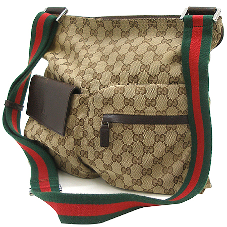 Gucci(����) 169937 GG �ΰ� �ڰ��� ������ ��� ũ�ν��� �̹���2 - ���̺��� �߰���ǰ