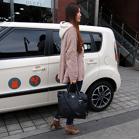 Prada(�����) BN1713 VIT DAINO ���� ���� ��Ʈ�� + ��� ��Ʈ�� �̹���5 - ���̺��� �߰���ǰ