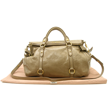 MiuMiu(�̿�̿�) RT0365 VITELLO LUX ���� ��� ���� �ΰ� ��ÿ 2WAY �̹���2 - ���̺��� �߰���ǰ
