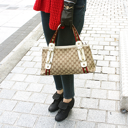Gucci(����) 144188 GG �ΰ� �ڰ��� ��� ��Ƽġ ��Ʈ ��� ��Ʈ�� �̹���6 - ���̺��� �߰���ǰ