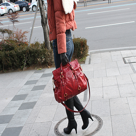 MiuMiu(�̿�̿�) RT0365 VITELLO LUX ���� ��� ���� �ΰ� ��ÿ 2WAY �̹���5 - ���̺��� �߰���ǰ