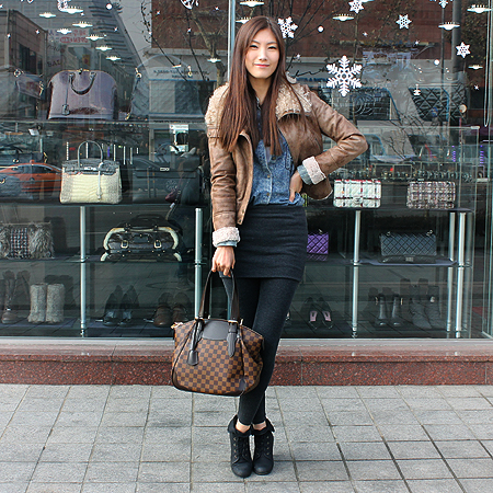 Louis Vuitton(���̺���) N41118 �ٹ̿� ���� ĵ���� ���γ� MM ����� [��������] �̹���5 - ���̺��� �߰���ǰ