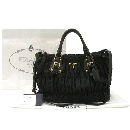 Prada(�����) BN1788 ���� �ΰ� ��� �к긯 ������ ��Ʈ�� + ��� ��Ʈ�� �̹���2 - ���̺��� �߰���ǰ