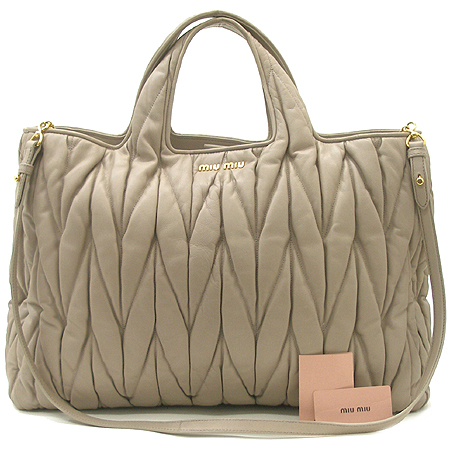 MiuMiu(�̿�̿�) RN0649 MATELASSE (��Ʈ���) ���� ��Ʈ�� + ��� ��Ʈ�� �̹���2 - ���̺��� �߰���ǰ