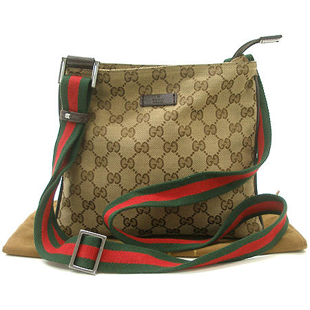Gucci(����) 146309 GG�ΰ� �ڰ��� ��� �޽��� ũ�ν��� �̹���2 - ���̺��� �߰���ǰ