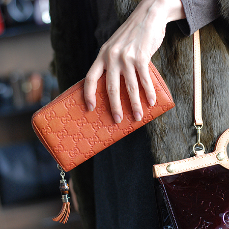Gucci(����) 224253 GG�ΰ� �ø� ���� ��� ¤�� ������ [�б�������] �̹���5 - ���̺��� �߰���ǰ