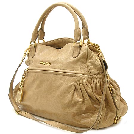MiuMiu(�̿�̿�) RR1424 ����Ʈ ���� ��Ƽ�� ����ΰ� 2WAY [��������] �̹���3 - ���̺��� �߰���ǰ