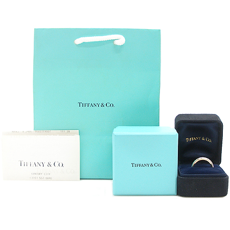 Tiffany(Ƽ�Ĵ�) PT950 (�÷�Ƽ��) + 18K ��� MILGRAIN (�б׷���) 3MM �̹���2 - ���̺��� �߰���ǰ