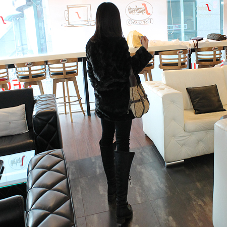 Gucci(����) 163804 GG�ΰ� �𰡵� ��ũ����� ȥ�� ����ΰ���� �����(85�ֳ� ������) [��������] �̹���7 - ���̺��� �߰���ǰ