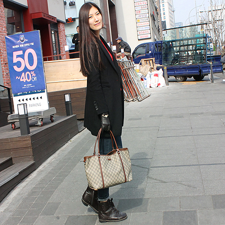 Gucci(����) 197953 GG�ΰ� PVC ���ں��� Ʈ���� ����� �̹���6 - ���̺��� �߰���ǰ