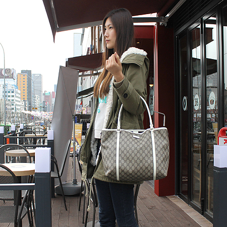 Gucci(����) 197953 GG�ΰ� PVC ���� ����� �̹���7 - ���̺��� �߰���ǰ