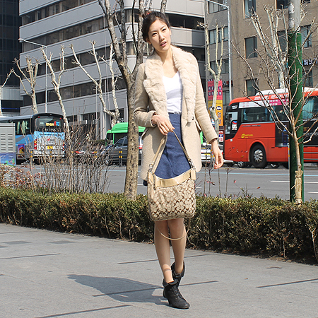 Coach(��ġ) 13744 �ñ׳�ó �ڰ��� ����� + ��� ��Ʈ�� �̹���5 - ���̺��� �߰���ǰ