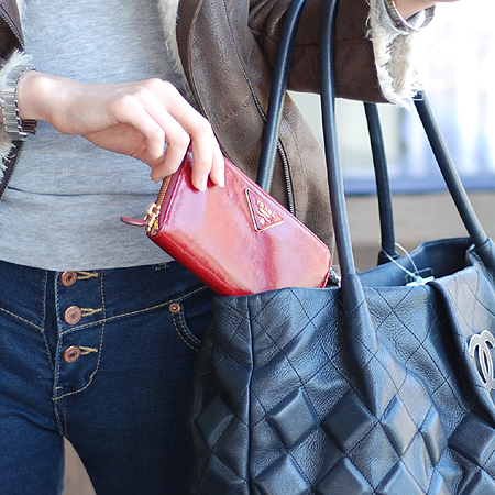 Prada(�����) 1M0506 NAPPA(����Ų) ���� ����ΰ� ¤�� ������ �̹���5 - ���̺��� �߰���ǰ