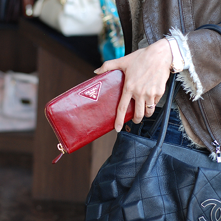 Prada(�����) 1M0506 NAPPA(����Ų) ���� ����ΰ� ¤�� ������ �̹���6 - ���̺��� �߰���ǰ