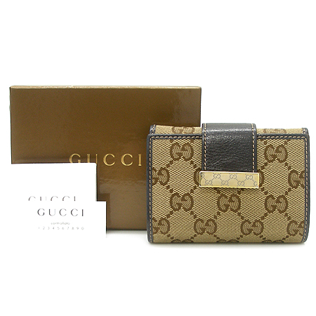 Gucci(����) 212097 GG�ΰ� �ڰ��� �����ܹ� ī��� �������� [�б�������] �̹���2 - ���̺��� �߰���ǰ
