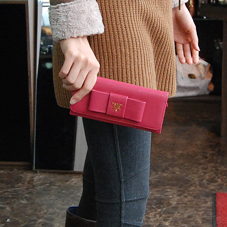 Prada(�����) 1M1132 SAFFIANO FIOCCO ���� ��� ��ũ ������ �̹���5 - ���̺��� �߰���ǰ