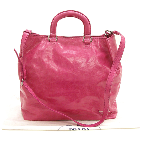 Prada(�����) BR4617 VITELLO SHINE (���ڷ� ����) ��Ʈ�� + ��� ��Ʈ�� [�б�������] �̹���4 - ���̺��� �߰���ǰ