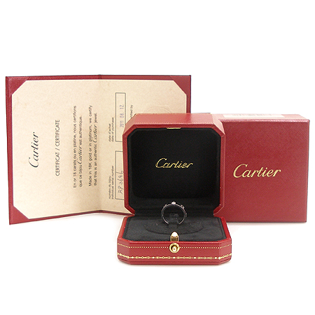 Cartier(��쿡) B4050 18K ȭ��Ʈ ��� 1����Ʈ ���̾� �̴� ���긵 ���� �̹���2 - ���̺��� �߰���ǰ