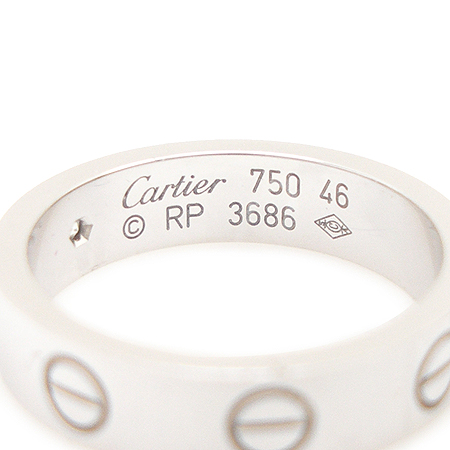 Cartier(��쿡) B4050 18K ȭ��Ʈ ��� 1����Ʈ ���̾� �̴� ���긵 ���� �̹���3 - ���̺��� �߰���ǰ