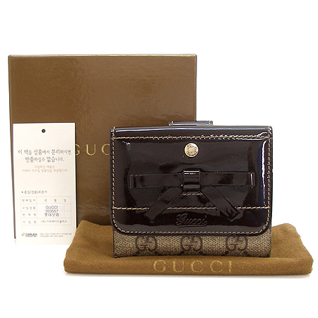 Gucci(����) 203557 GG�ΰ� PVC ��ũ���� Ʈ���� ������� 2�� ������ [��������] �̹���2 - ���̺��� �߰���ǰ