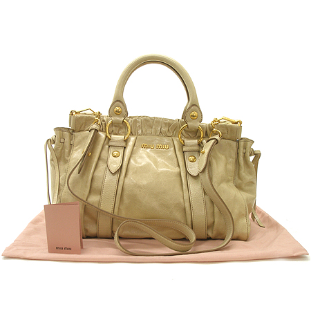MiuMiu(�̿�̿�) RT0383 �۾��� ���� ���ڷ� ���� 2WAY [��������] �̹���2 - ���̺��� �߰���ǰ