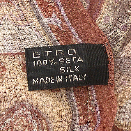 Etro(��Ʈ��) 100% ��ũ ��ī�� �̹���3 - ���̺��� �߰���ǰ
